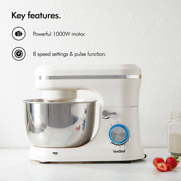 VonShef 8 Speed 3.5L Stand Mixer & Reviews Wayfair.co.uk